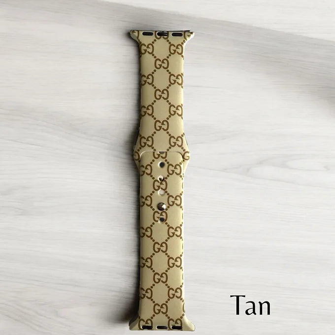 Gia Neutral silicone Apple Watch band