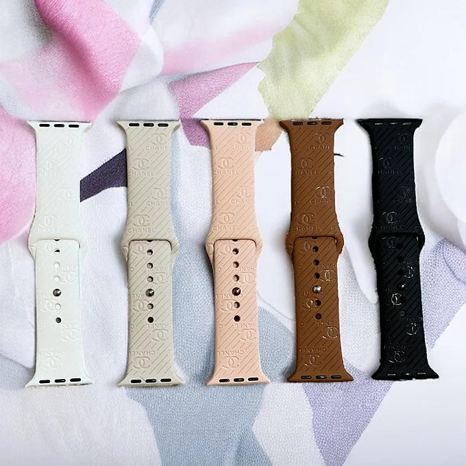 Catalina Engraved Silicone Apple Watch Band