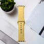 LaLa Engraved Flowers Apple Silicone Watch Band