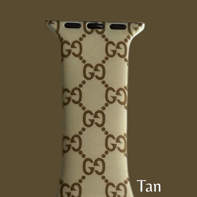 Gia Neutral silicone Apple Watch band