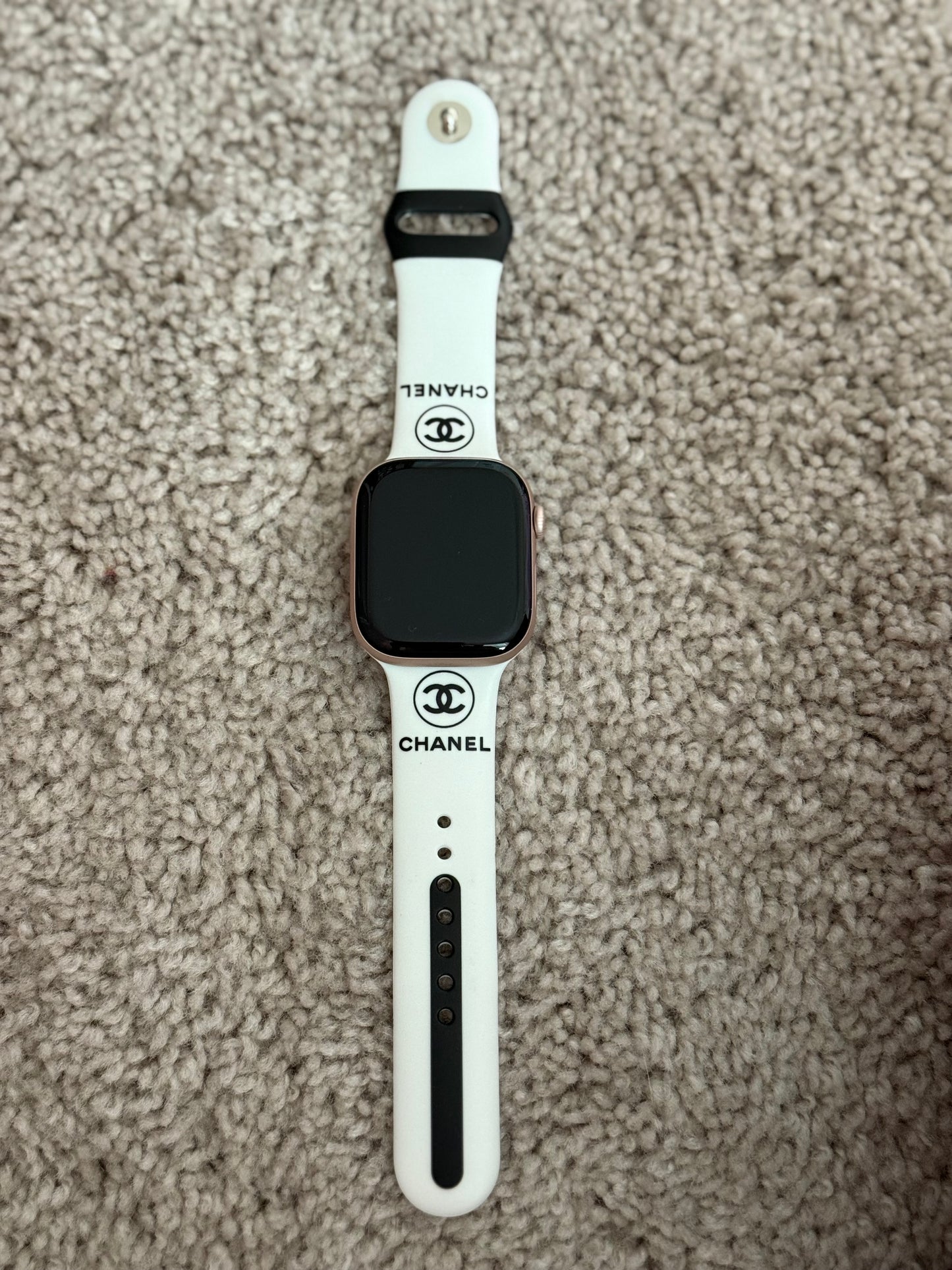 Colorblock Silicone Apple Watch Band