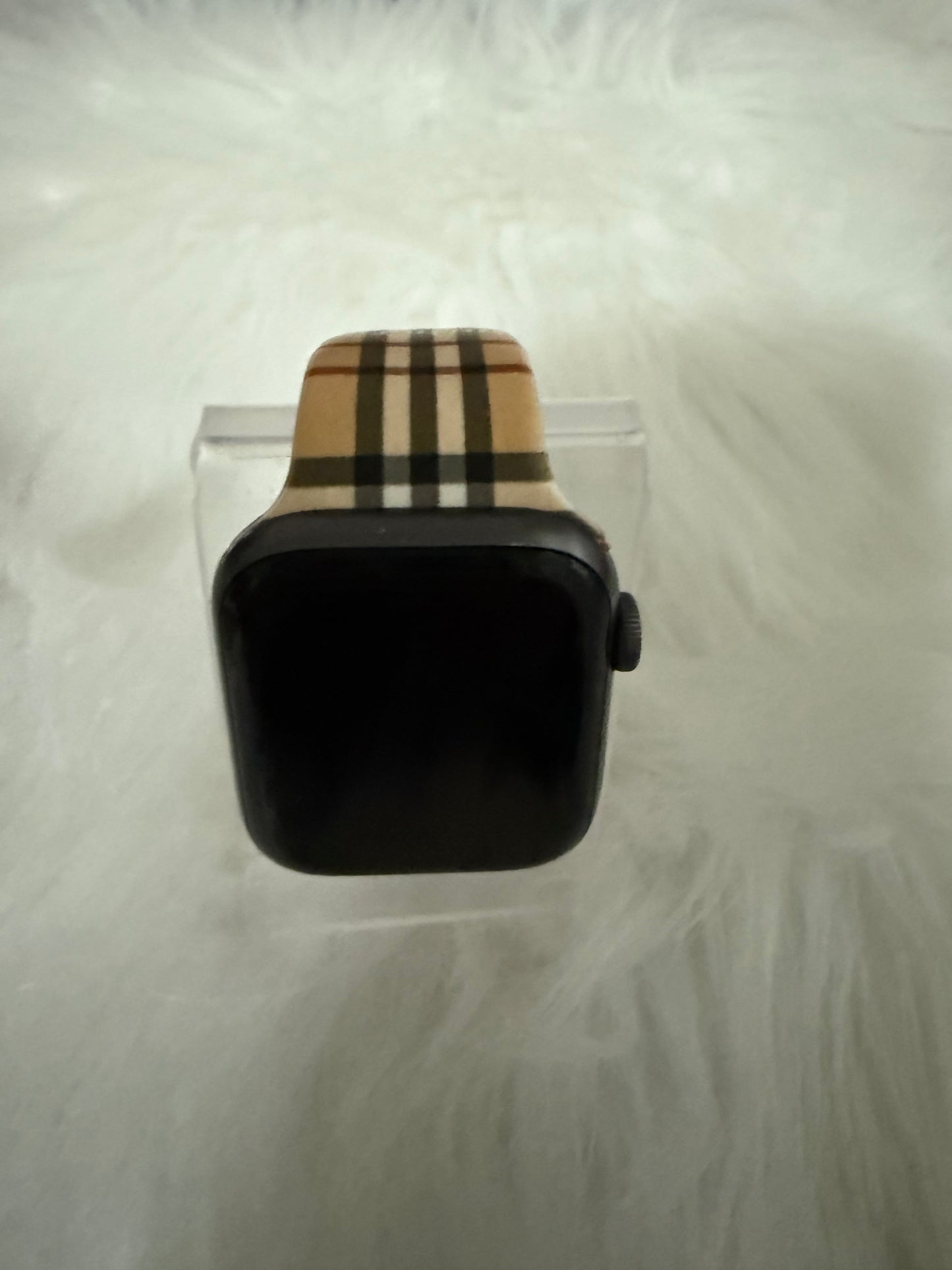 Plaid Silicone Watchband
