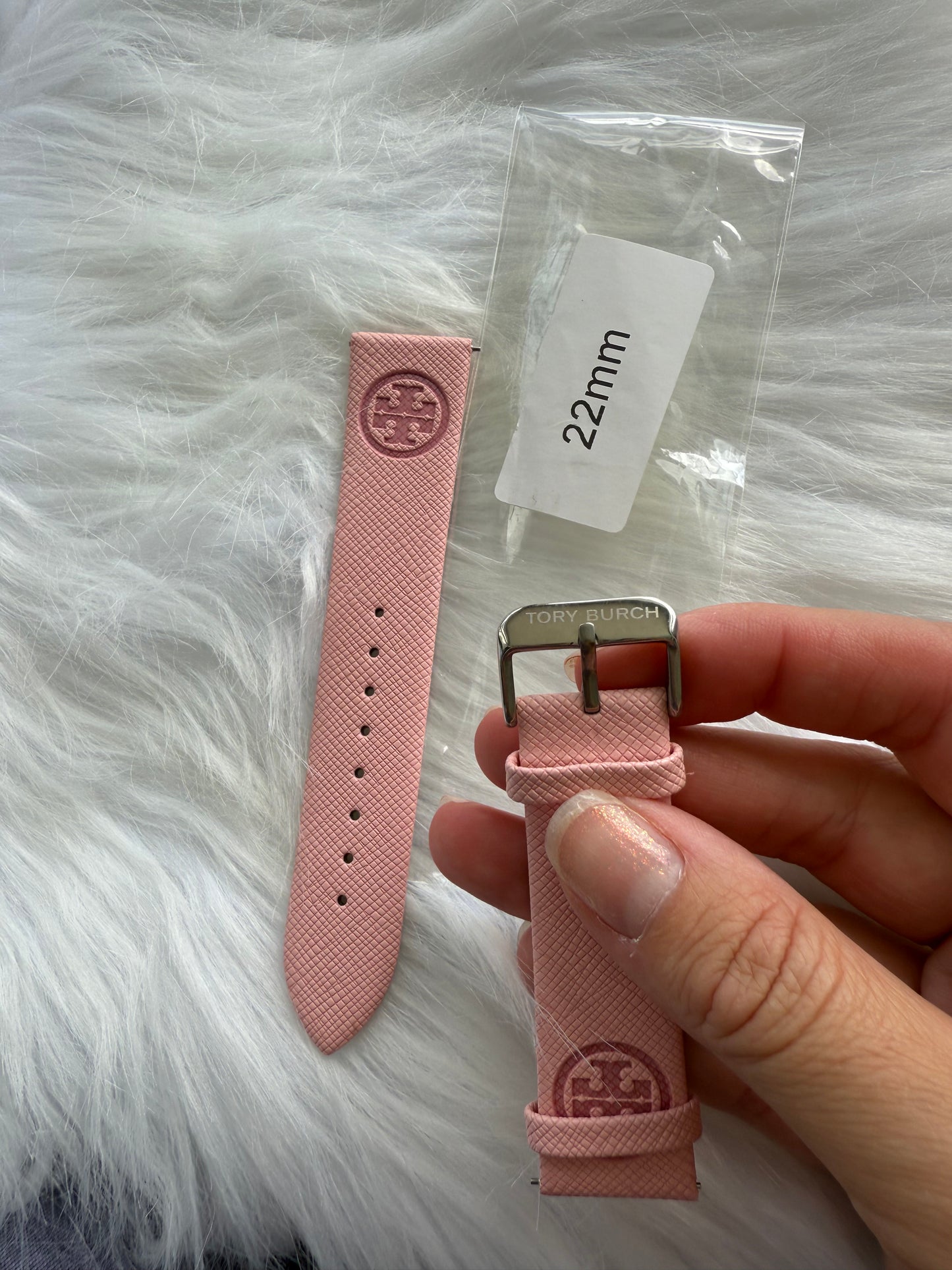Tina 22mm vegan leather watchband