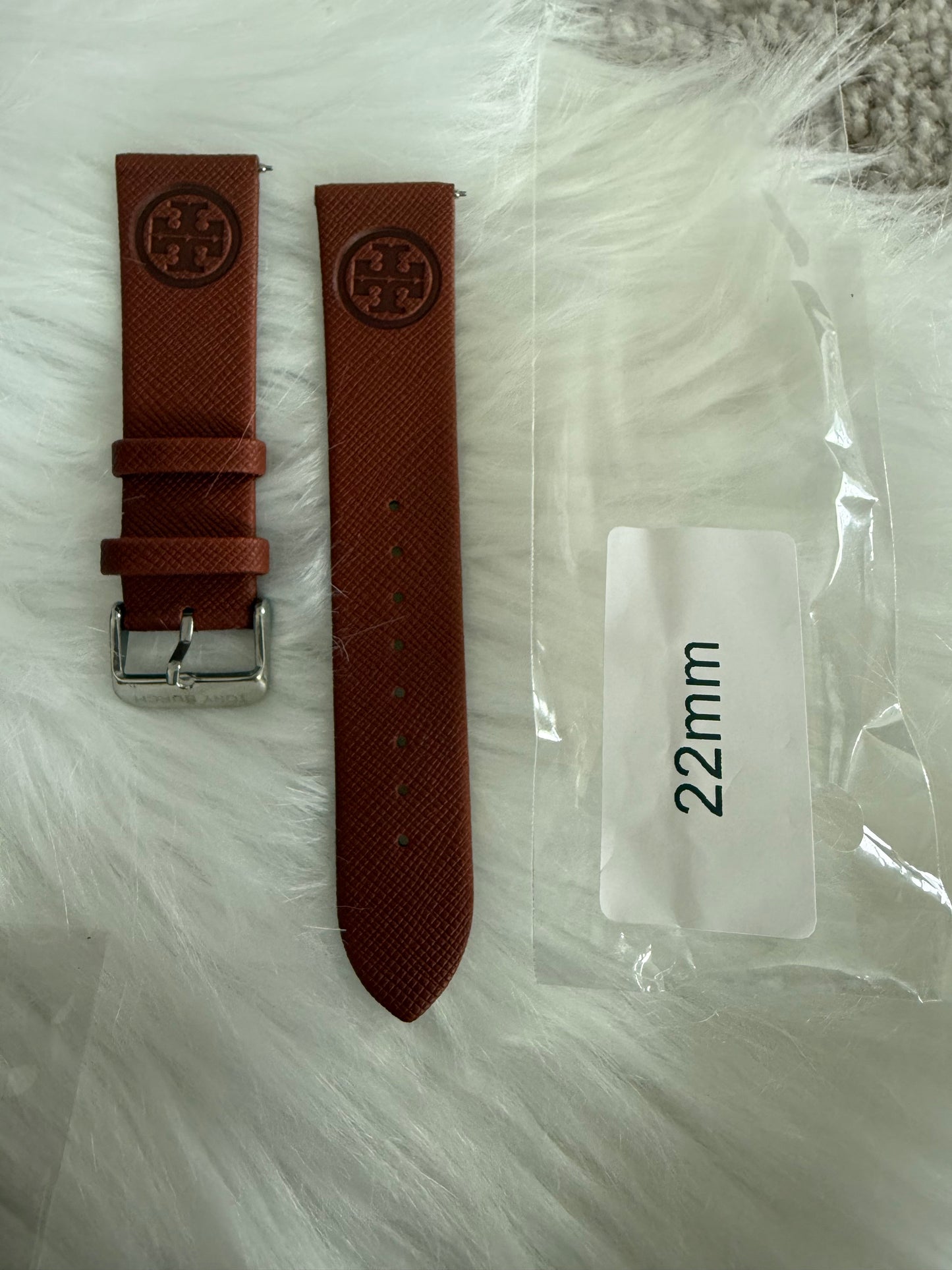Tina 22mm vegan leather watchband