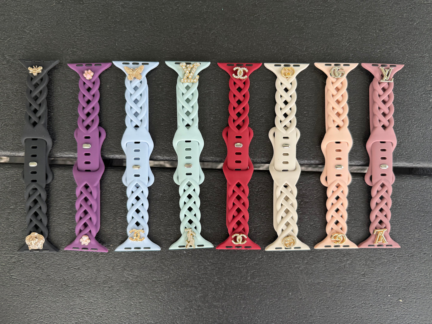 Braided Silicone Apple Watch Bands