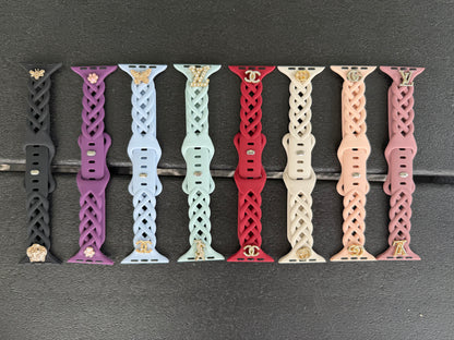 Braided Silicone Apple Watch Bands