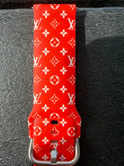 20MM/22MM Small Printed Silicone Bands