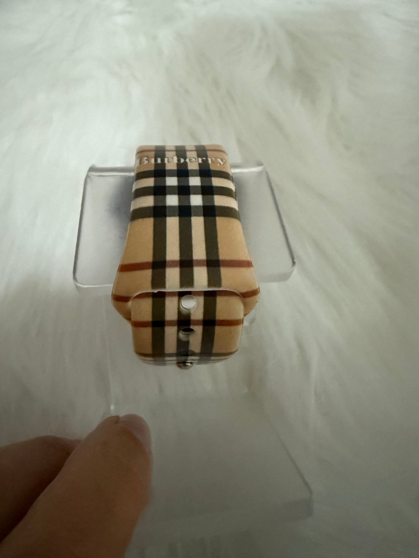 Plaid Silicone Watchband
