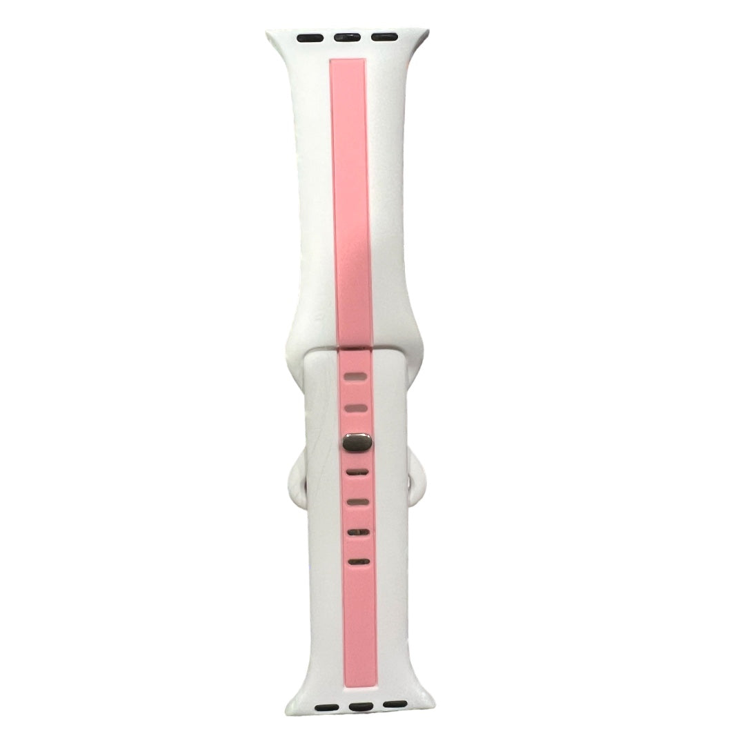 Striped Silicone Apple Watch Bands