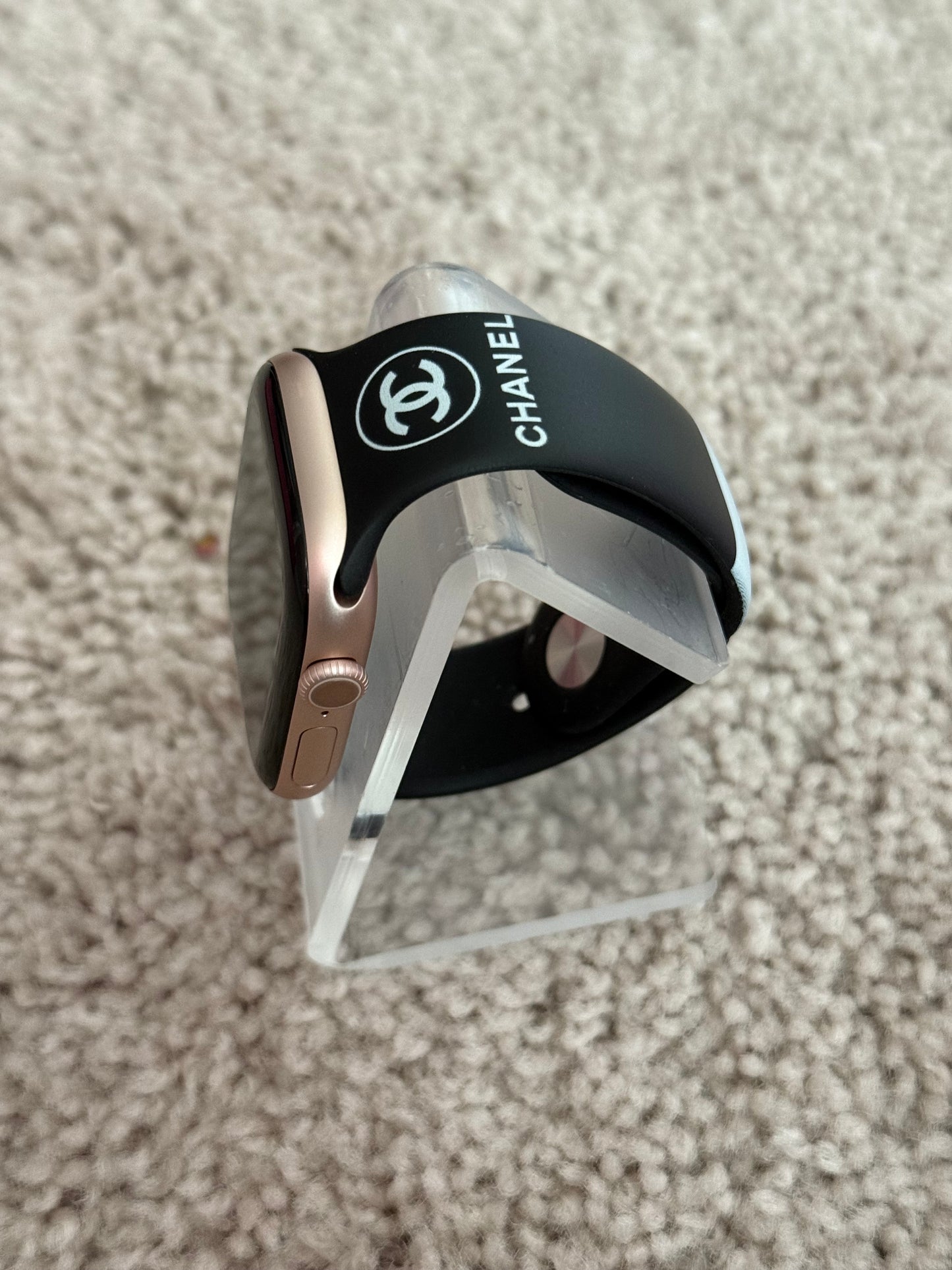 Colorblock Silicone Apple Watch Band