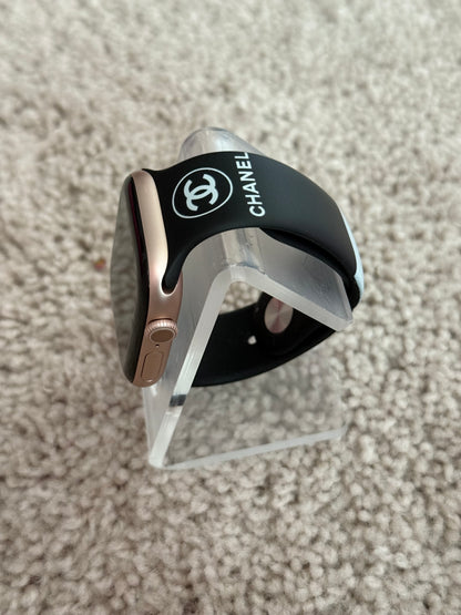 Colorblock Silicone Apple Watch Band