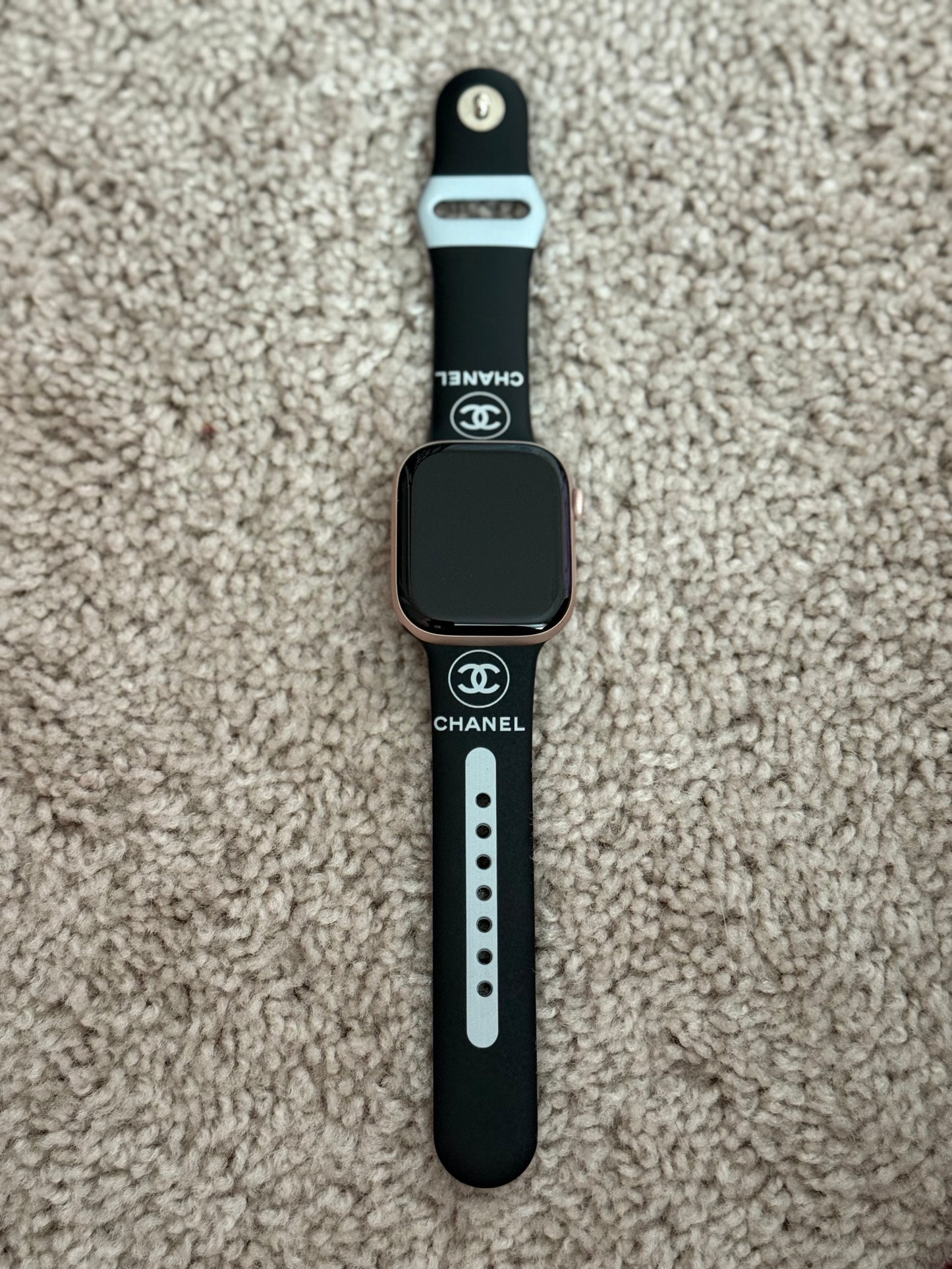 Colorblock Silicone Apple Watch Band