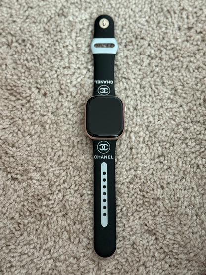 Colorblock Silicone Apple Watch Band