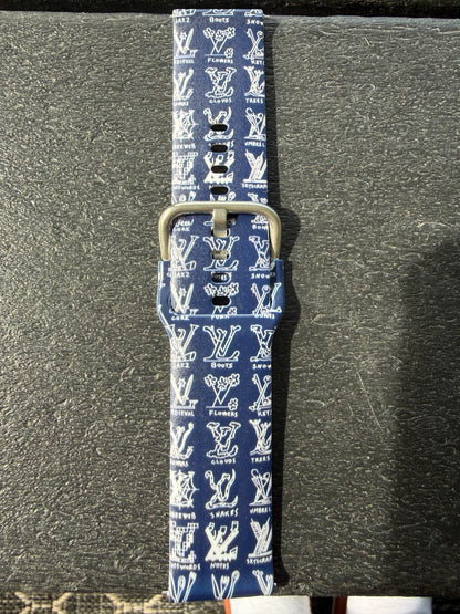 20MM/22MM Small Printed Silicone Bands