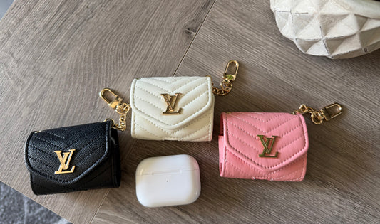 AirPod Pro/Pro 2 and Airpod 4 Case with Gold Accents