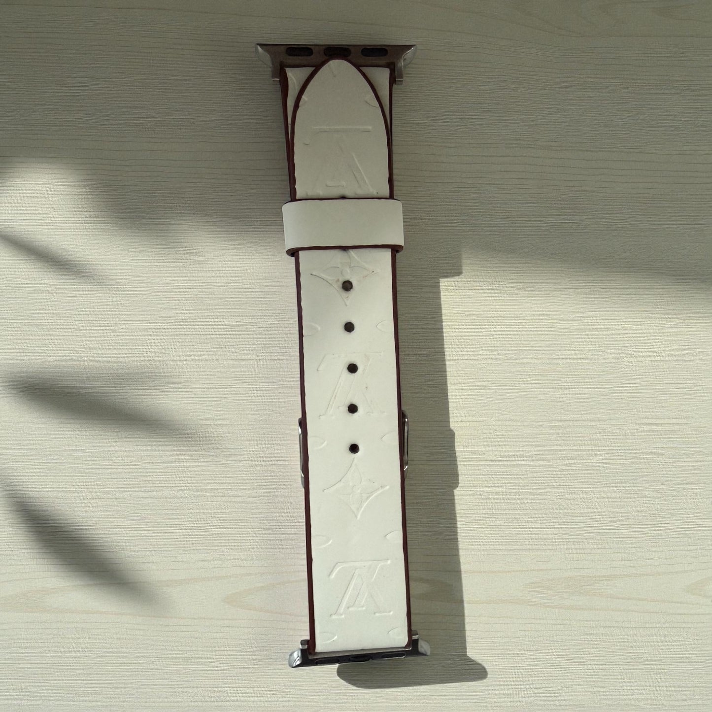 Linda Neutral Vegan Leather Apple Watch Band