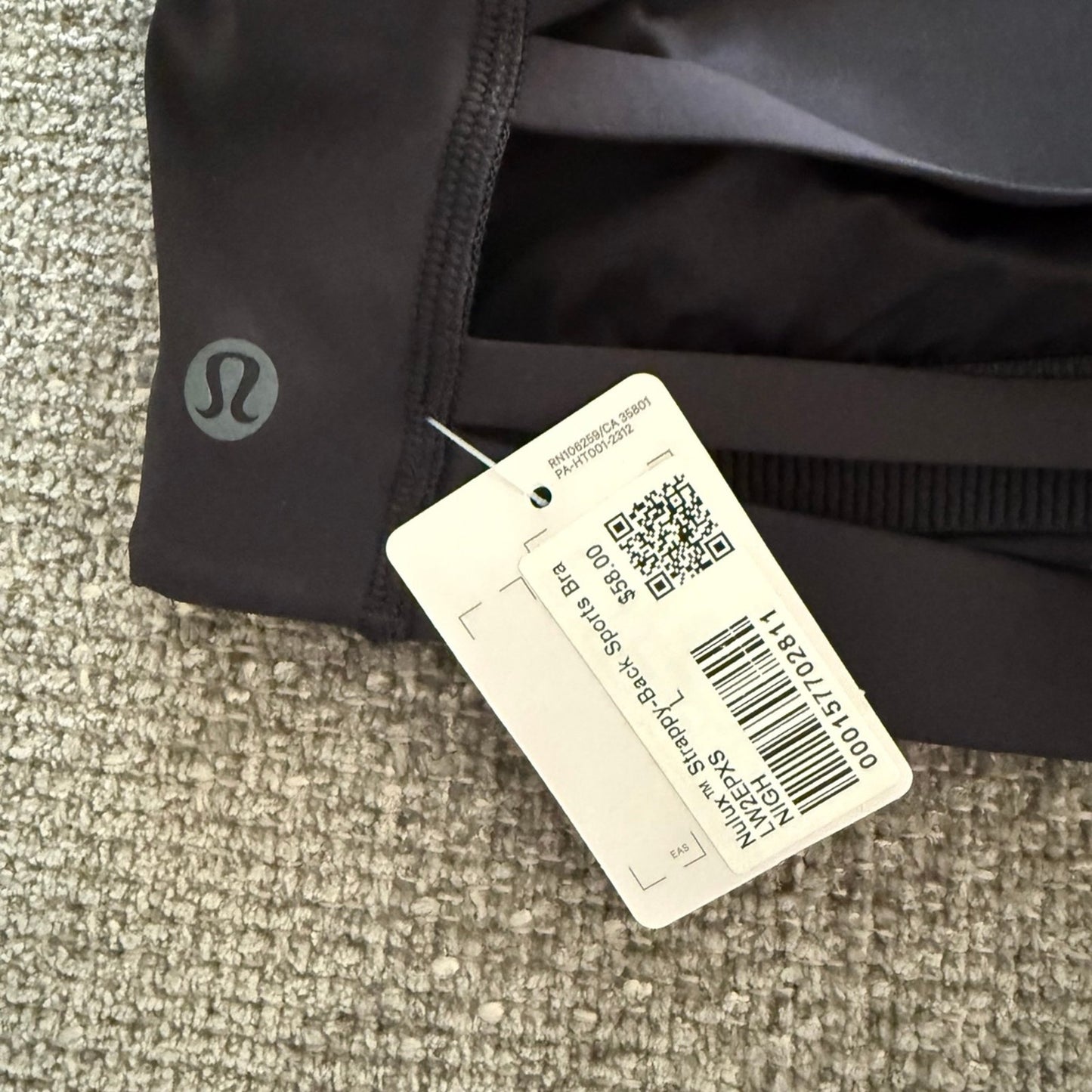 Lululemon Nulux Strappy BackSports Bra-L