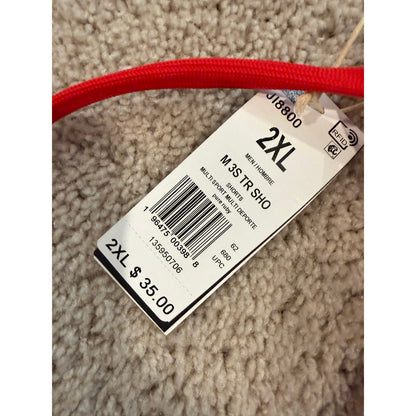 New Mens Adidas Red-XXL
