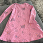 Hanna Anderson l/s doggy dress-130 size 8