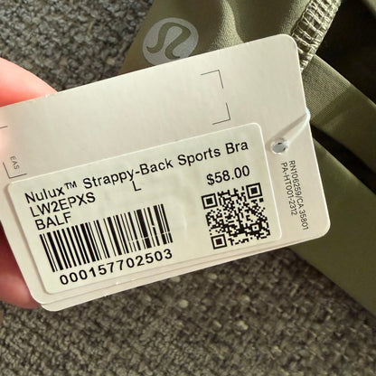 Lululemon Nulux Strappy BackSports Bra-L