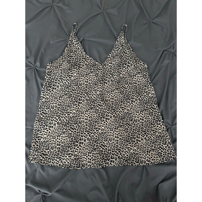 Like New Allison Joy leopard blouse-S