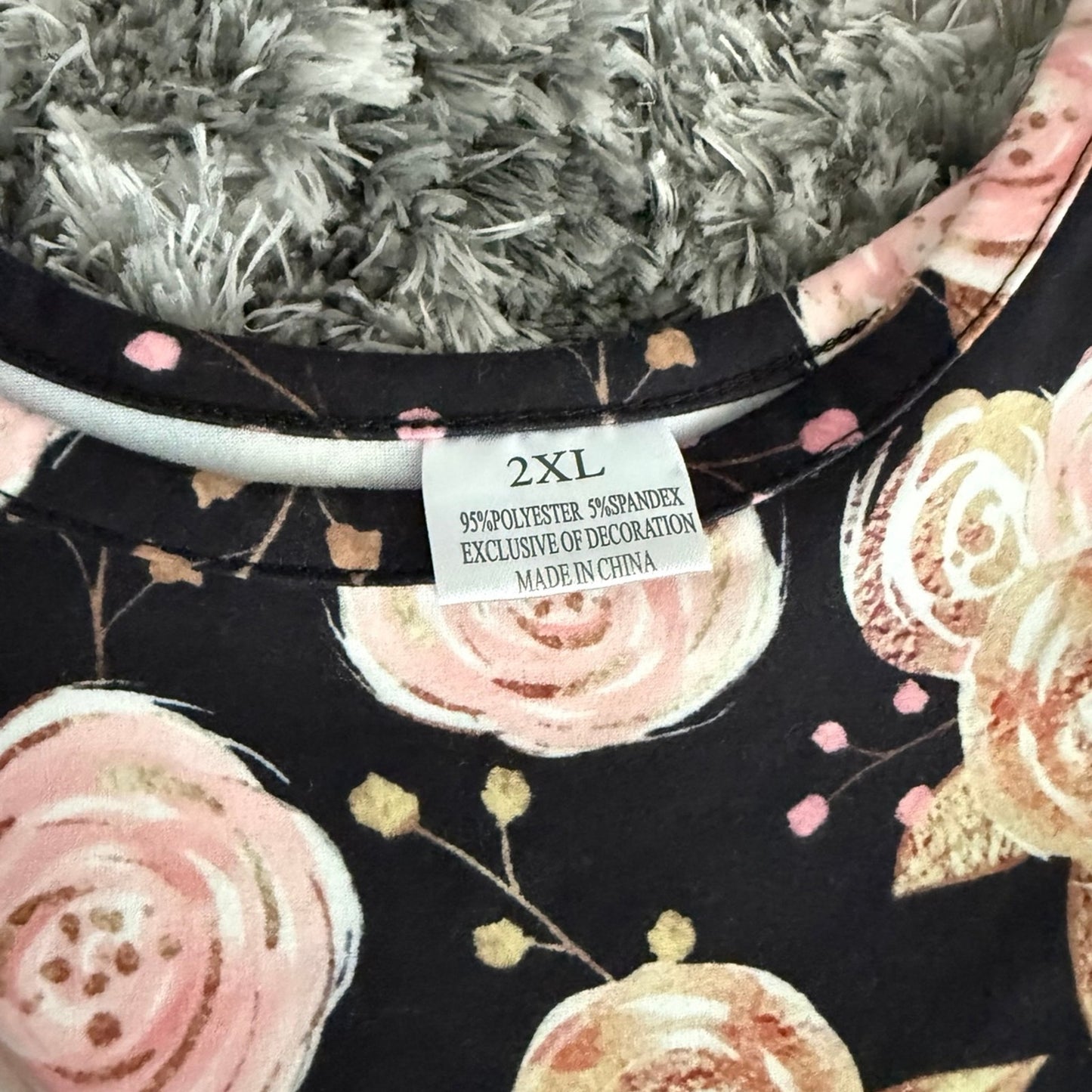 Sparkle in Pink Floral l/s Dress-7/8