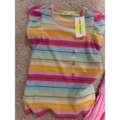 New Girls 4T Top/Dress Bundle Retail $60