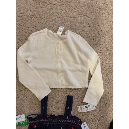 New Girls Carter Bundle-4T Retail $116