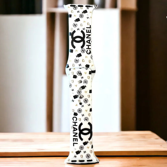 Bottles & Lips Silicone Apple Watch Band