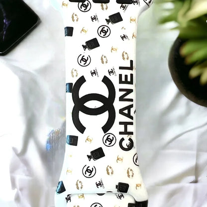 Bottles & Lips Silicone Apple Watch Band