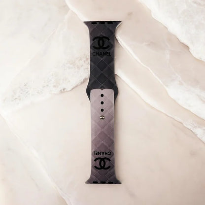 Chic Ombré Quilted Silicone Apple Watch Band
