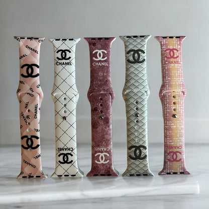 Celicia Pattern Silicone Apple Watch Band