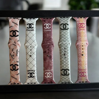 Celicia Pattern Silicone Apple Watch Band
