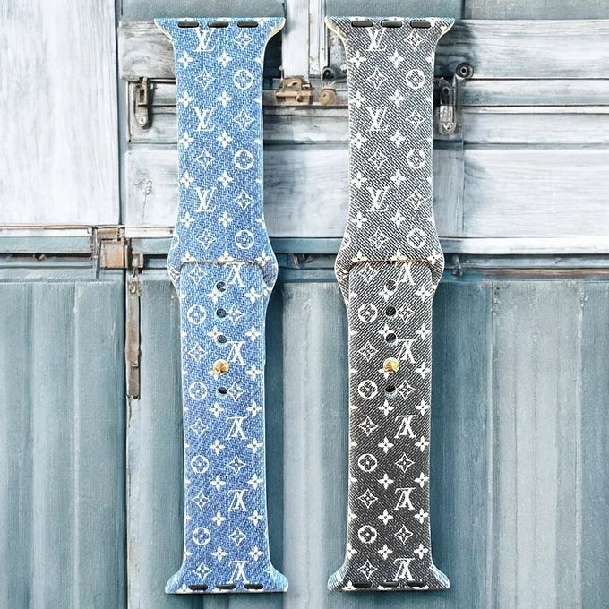 Denim Londyn Silicone Apple Watch Band