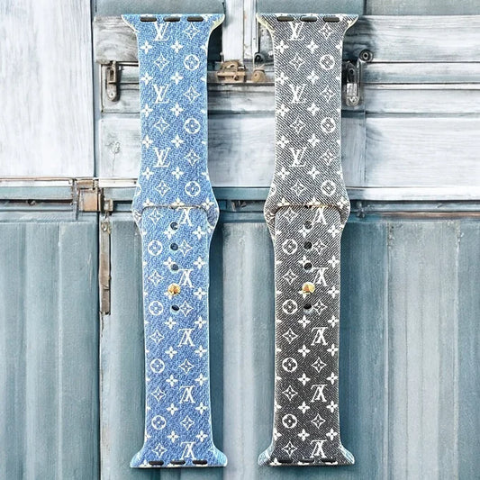 Denim Londyn Silicone Apple Watch Band