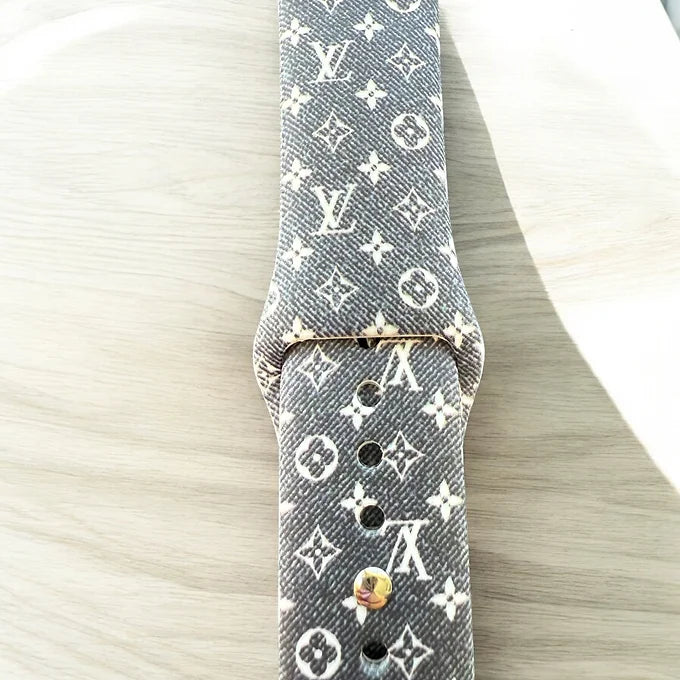 Denim Londyn Silicone Apple Watch Band