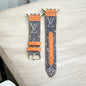 Lainey Denim/Vegan Leather Band
