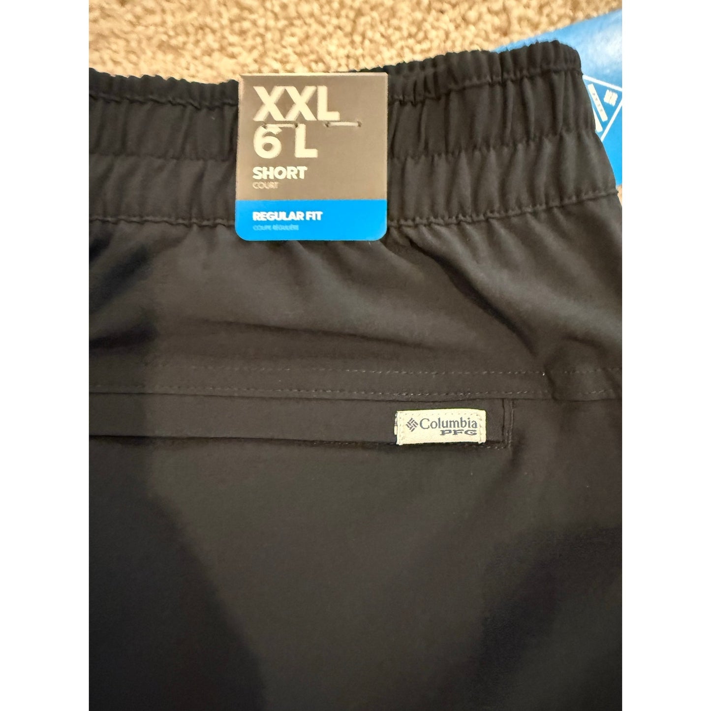 New Mens Columbia Shorts-Black XXL