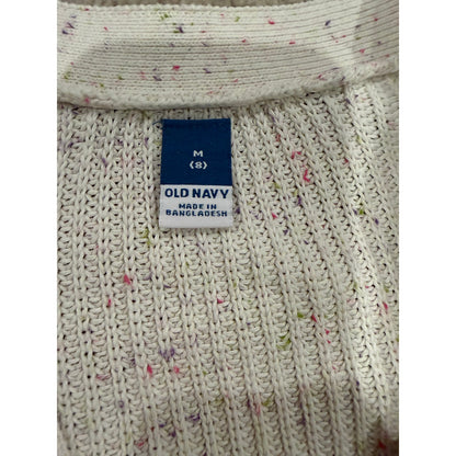 Girls Old Navy Cardigan Cream- M 8