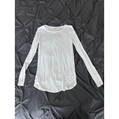 Old Navy Womens white tunic-M Tall