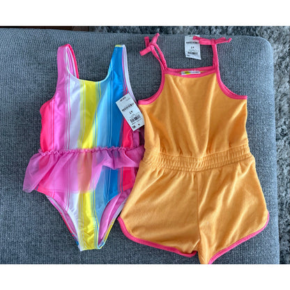 New Girls Swim Bundle-4T Retail $62