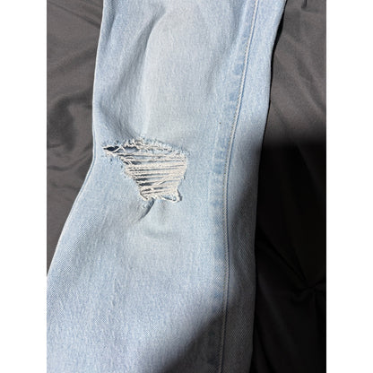 Girls Old Navy Distressed Denim-high rise flare 10