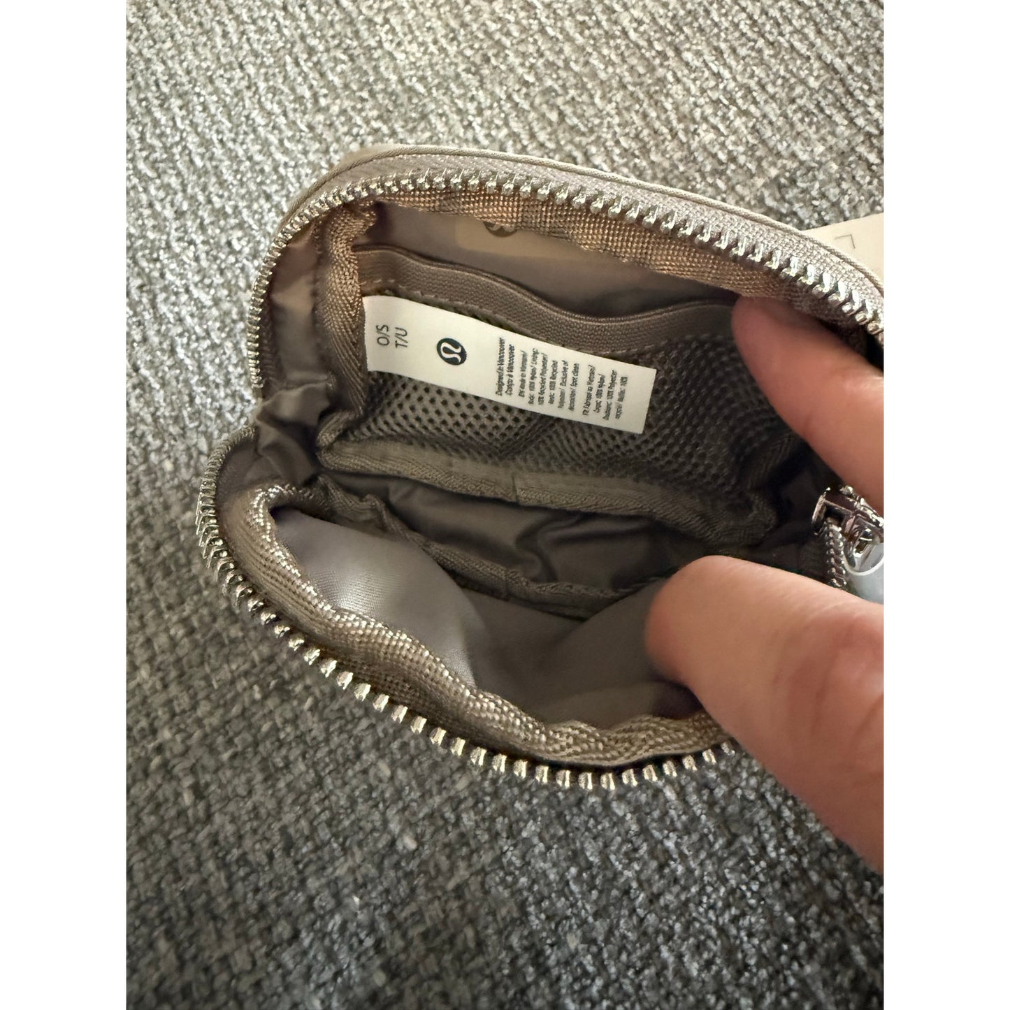 NWT Lululemon Everywhere Belt Bag Nano- Warm Ash Grey