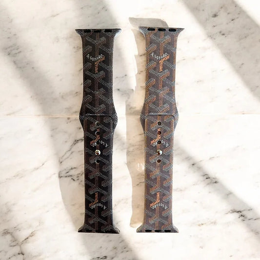 Gisele Printed Silicone Apple Watch Band