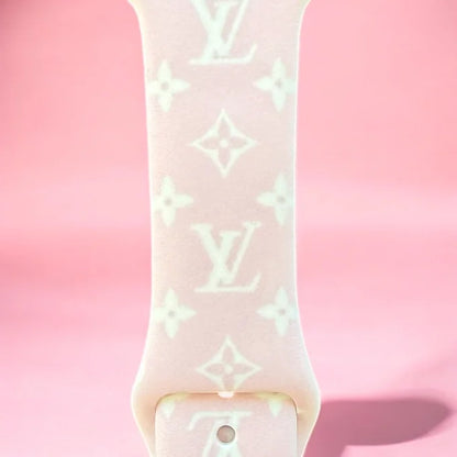 Lisa Pink Silicone Apple Watch Band