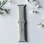 Presley Solid Engraved Silicone Apple Watch Bands