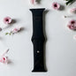 Presley Solid Engraved Silicone Apple Watch Bands