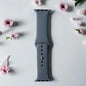 Presley Solid Engraved Silicone Apple Watch Bands