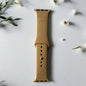 Presley Solid Engraved Silicone Apple Watch Bands